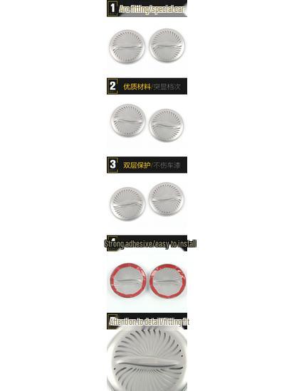 Stainless Steel Front A-Pillar Speaker Cover for 13-21 Range Rover - Decorative Accessory