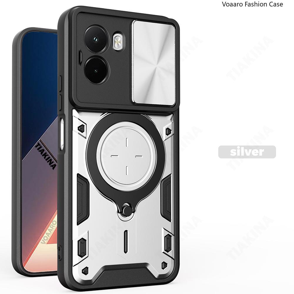 

Slide Lens Armor Funda for Xiaomi POCO M7 4G 169mm Case for POCO M7 Plus 5G Global Case Magnetic Ring Stand Holder Cover Capa for POCO M7 4G 169mm