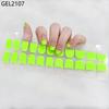 Custom Logo Semi Cured Gel Nail Sticker Waterproof Full Cover Gel Nail Wraps