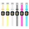 Soft TPU Smart Watch Replacement Strap for Apple Watch Series 10 42mm/9 8 7 41mm/6 5 4 SE SE (2022) SE (2023) 40mm/3 2 1 38mm