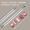 Double-End Cat'S Eye Nail Magnetic Stick Glossy With Steel Balls 8/10Mm Super Strong Gel Polish Magnetic Manicure Tools