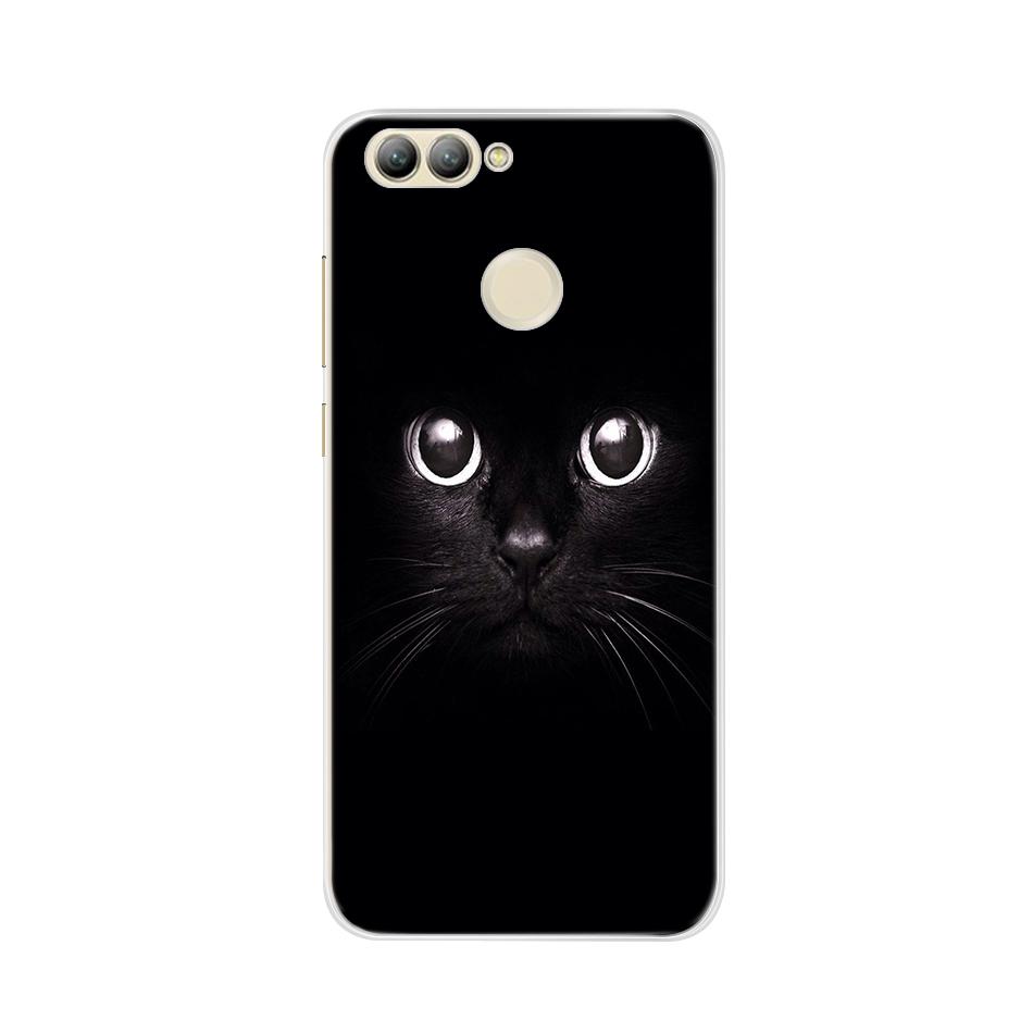 For Huawei Nova 2 Case Silicone Soft TPU Cute Cat Phone Cases For Huawei Nova 2 Nova2 Case Cover For Huawei Nova 2 PIC-LX9 Funda