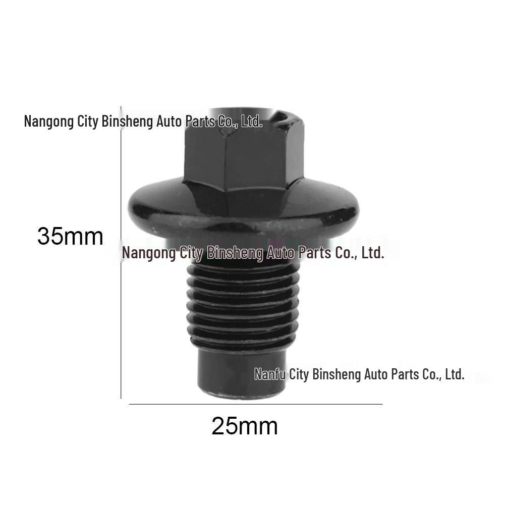 Compatible Oil Pan Drain Bolt for 07-13 Ford Focus/Fiesta (1E0010404)