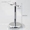 Men Razor Holder Alloy Shaving Brush Stand High Quality Men's Safety Manual Razor Rack (Not Including Shaving Razor & Brush)