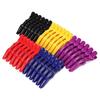 6pcs Plastic Hair Clips Alligator Hairdressing Clamps Salon Styling Claw Clips Barber Hair Accessories