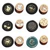 6Pcs Christmas Themed Stamp Head for Wedding Invitations Christmas Card Envelope Decoration Embossed Sealing Stamp