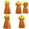 Squid Game Holzpuppe Cosplay Kleid Bequem Und Atmungsaktiv Rotes Grünes Licht