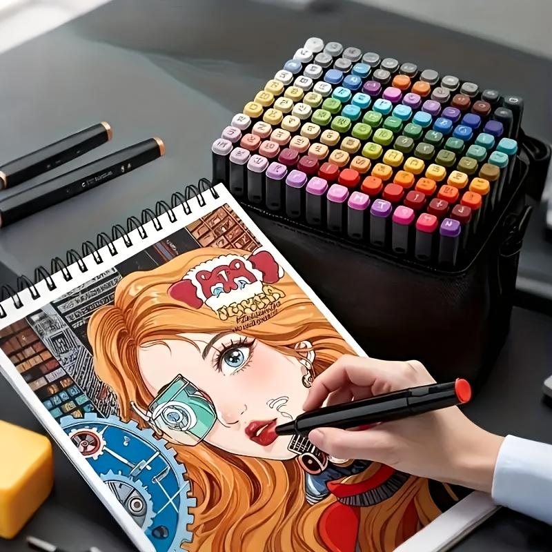 36/48 Colorful Markers:Great for Artists & Students, Writing & Vivid Results, Quick-Drying, Non-Bleeding Markers for All Artists