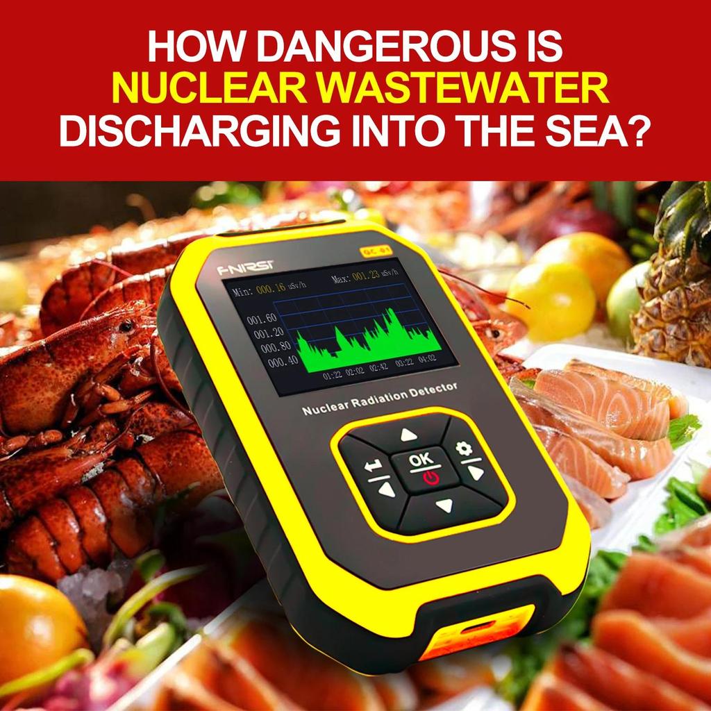FNIRSI GC-01 Geiger Counter Nuclear Radiation Personal Dosimeter Detectors X-ray Beta Gamma Detector Radioactive Tester