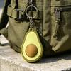 3D Printed Avocado Clicker Keychain Decompression Button Keyring Fidget Toy Home Office Worker Anxiety Stress Relief Desk Toy
