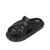 Hole Shoes Men'S Non-Slip Beach Sandals Outdoor Casual Thick-Soled Slippers Men'S