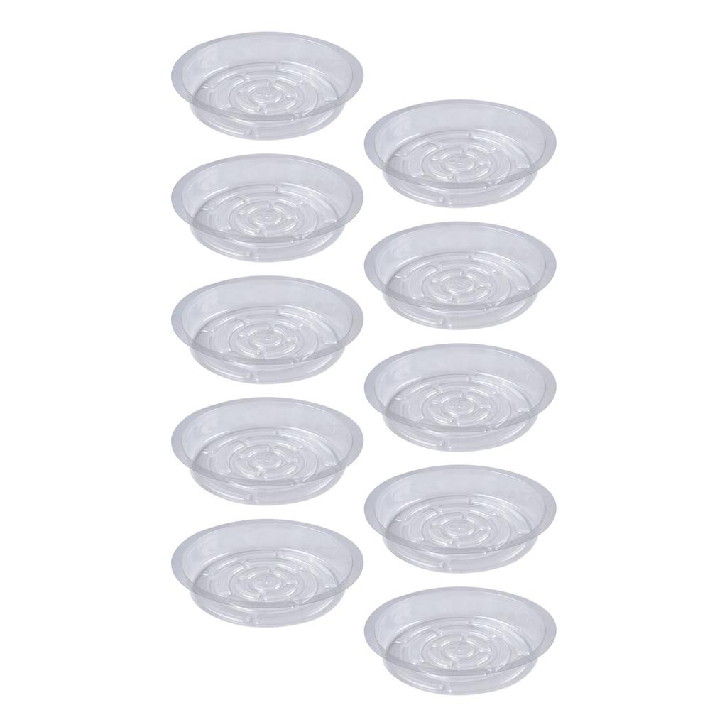 Transparente Untersetzer für Pflanzen 12 Zoll 8 Zoll Kunststoff