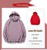 Trendiger Pullover-Hoodie aus reiner Baumwolle mit individuellem Logo und Drop-Shoulder-Design