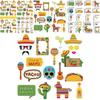 Mexican Carnival Photo Props Party Decorations With Paper Material For Festive Events