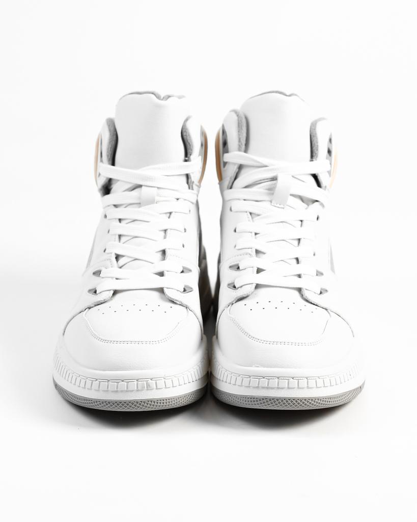 Plateaustiefel V.I.konty 30882 36 Weißes Leder