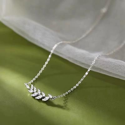 Wheat Ear Necklace Women's Fashion Simple Collarbone Chain Neck Chain Necklace Necklace Gift