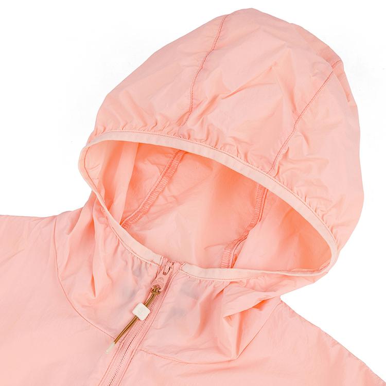 Timberland Outdoor Casual Solid Color Hooded Waterproof Cooling Sun Protection Jacket Women Jackets Tropical-Peach A67HF-ERV