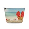 Women Beach conch Print Cosmetic Bag Toiletries Organize Travel Storage Case 6728 KTB