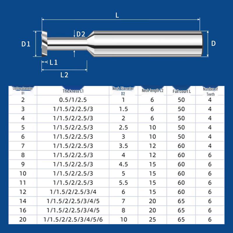 Hartmetall-T-Nutenfräser