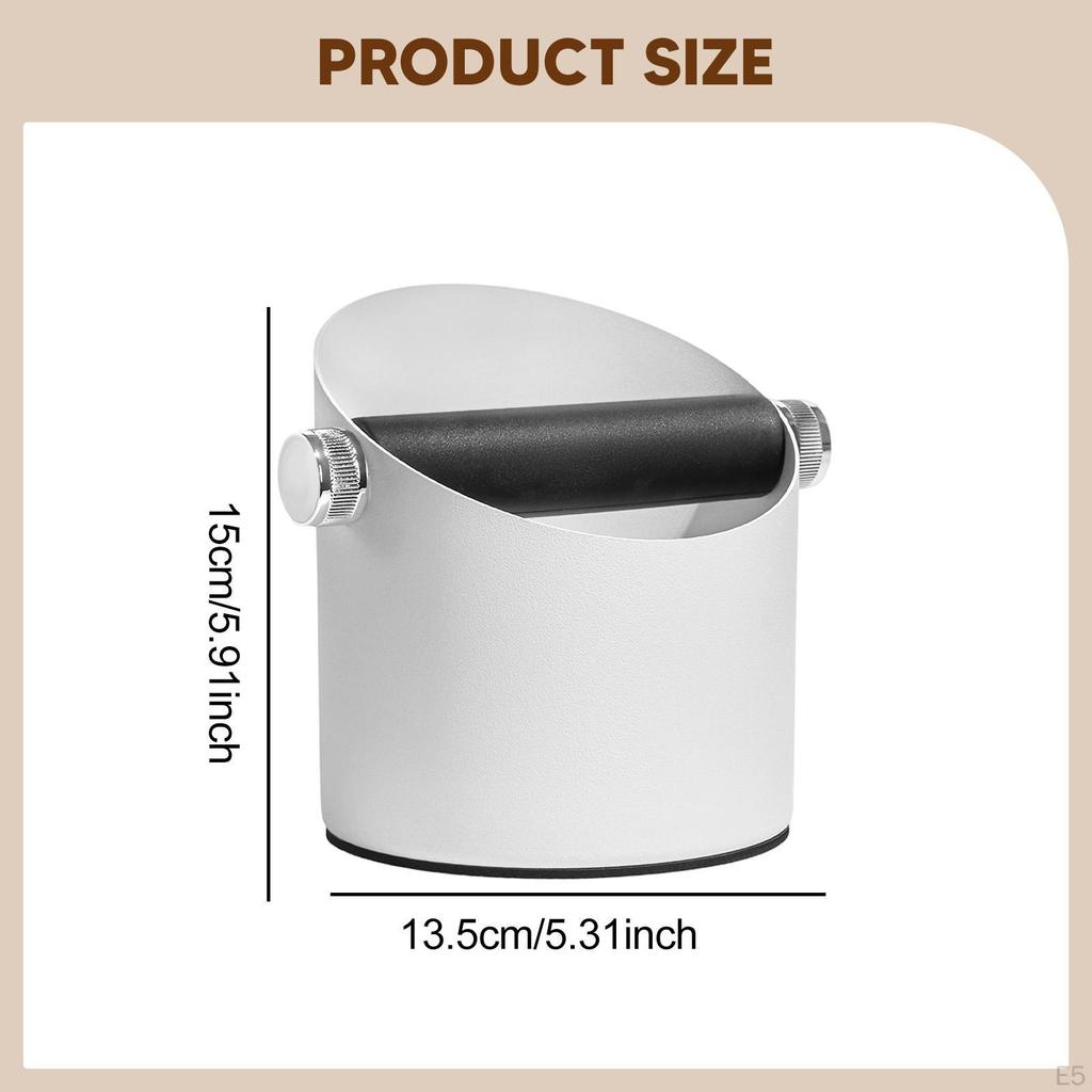Container, Espresso Accessory, Detachable And Non-slip Spill Grounds Container for