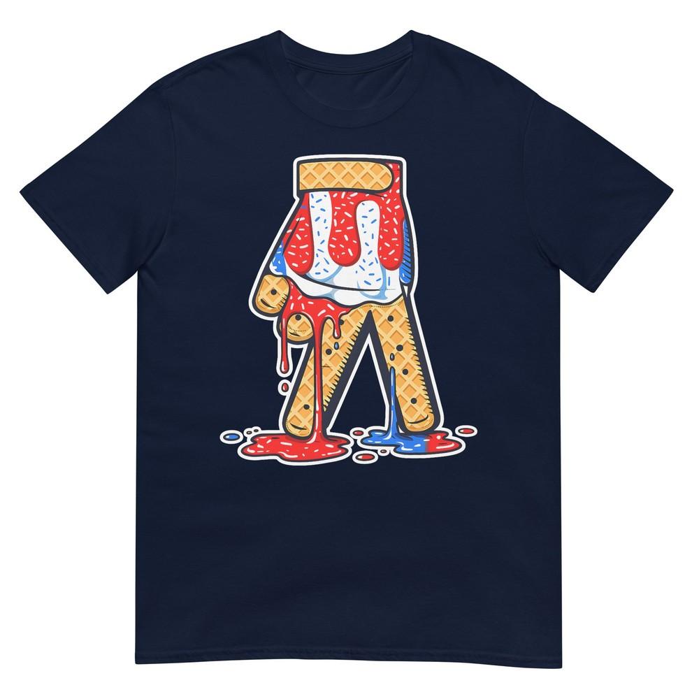 Baseball Drip For Boys Baseball Season Baseball Ice Cream TShirt S