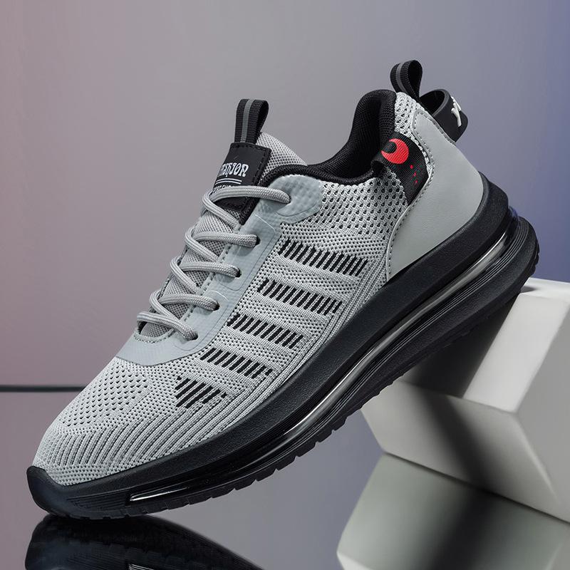 Men's Shoes Spring and Summer Lightweight Soft-soled Breathable Mesh Shoes Large Size Comfortable Versatile Sports Casual Shoes Wear-resistant Running