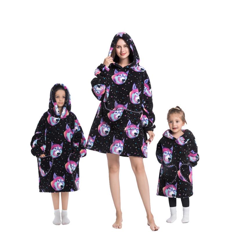 Cozy Oversized Blanket Hoodie Sweatshirt for Lounging