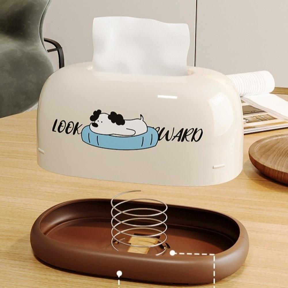 Decorative Desktop Tissue Box Cream Style Napkin Holder Home Decor Napkin Storage Box  Home Use