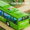 Large Size Light Music Inertia Bus Model Pull Back Cars Simulation Bus High Quality Drop-Resistant Educational Toys Gifts