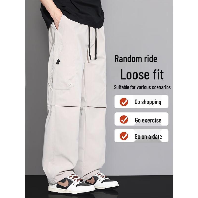 Men's American Loose Fit Straight Leg Cargo Pants