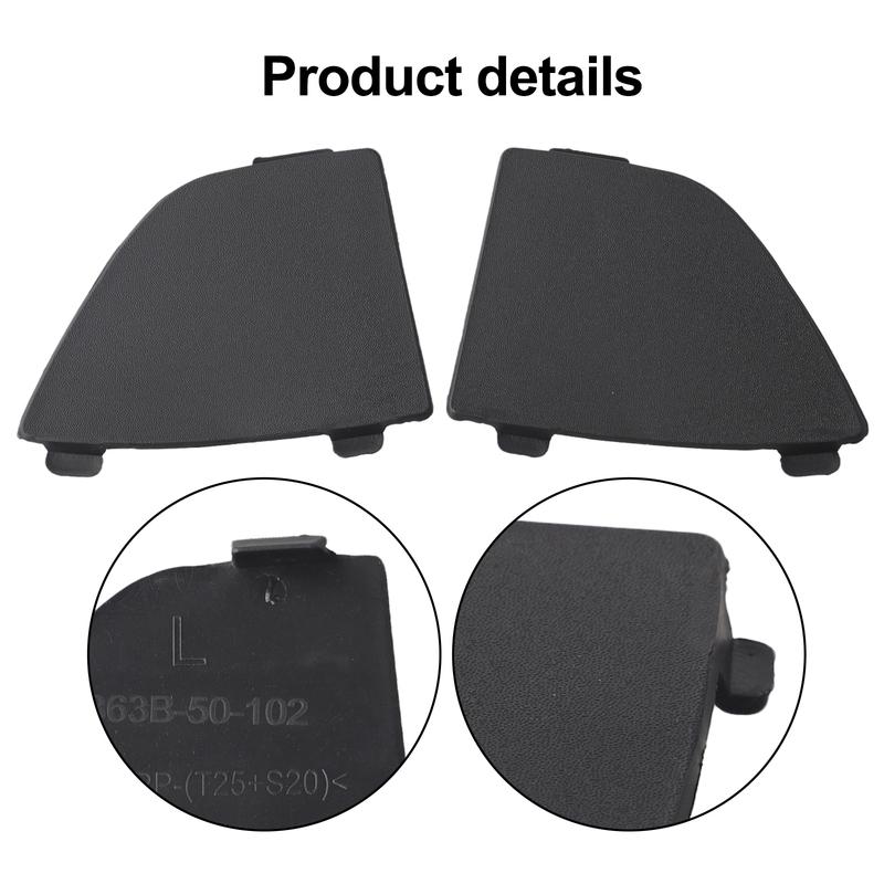 Pair Replacement Tow Hook Cover for Front Bumper Lower Grille Fit For MAZDA 3 2016 2018 OEM Plastic Parts with Part Number