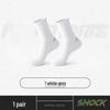 Men's Autumn Mid-Calf Cycling and Running Socks - Mesh, Thickened Towel Bottom, Non-Slip, Long Socks
