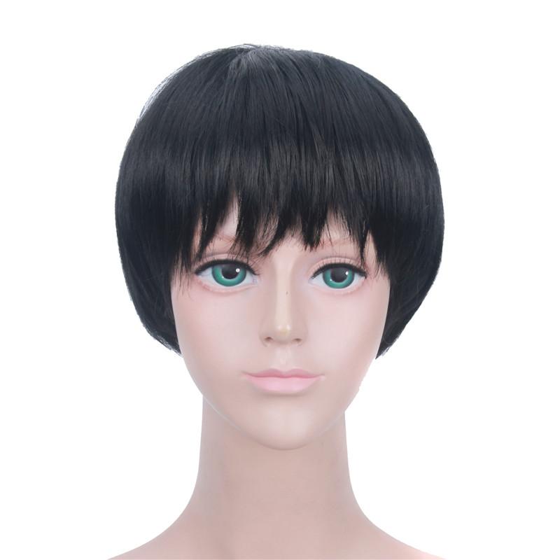 

На льду Юрий Кацуки Юри Спортивная куртка Пальто Косплей костюм Парик Брюки Wig Only,30cm/11.81in