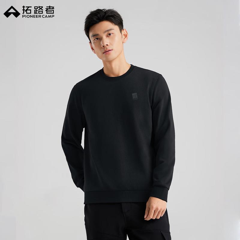 Tuoluzhe Men's Round Neck Pullover Sweatshirt