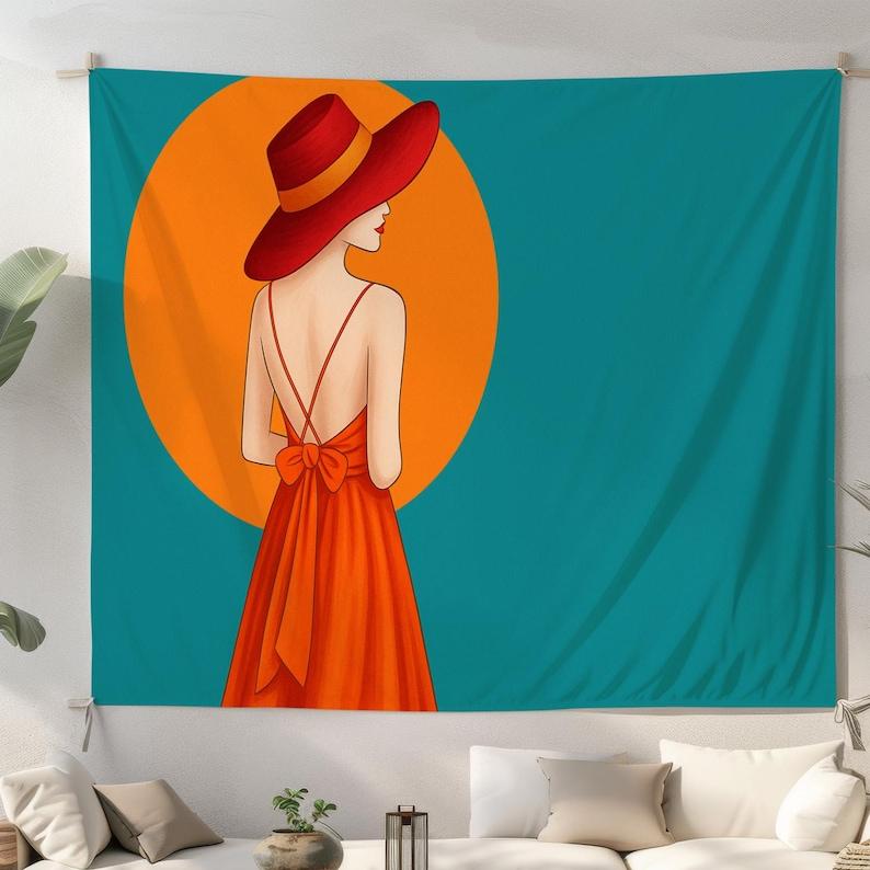 modern tapestry 75x100 чёрный
