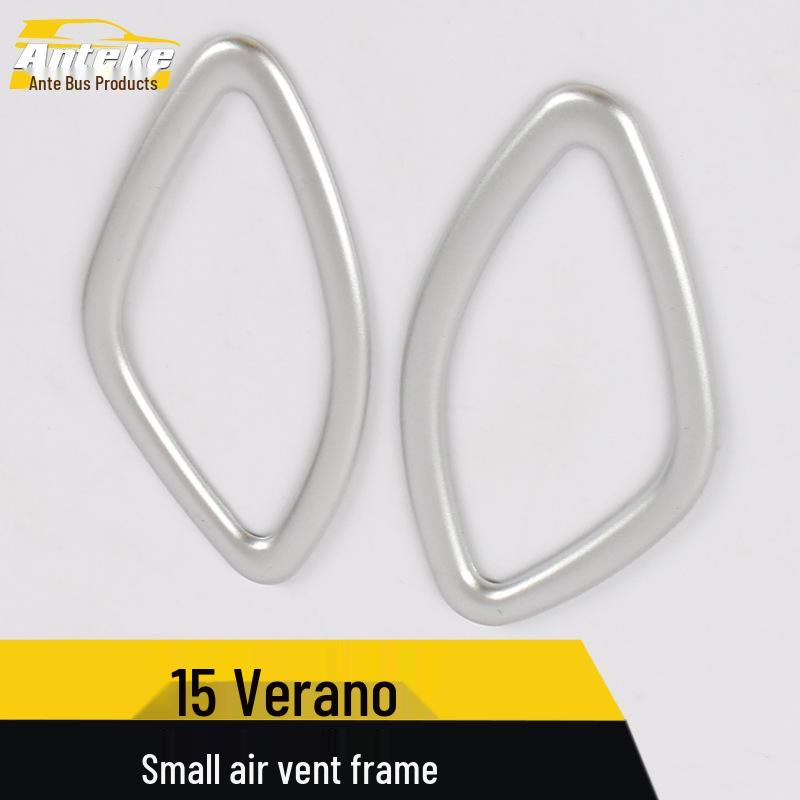 Verano Air Vent Bright Ring - Center Console Dashboard Cold Air Outlet Modification for 15 Models