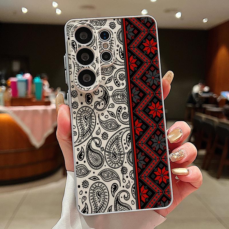 Vintage Totem Pattern Magnetic Phone Case For Samsung Galaxy S26 S25 S24 Ultra S25 S23 FE A57 A56 A37 A17 A55 A26 A36 A35 Cover