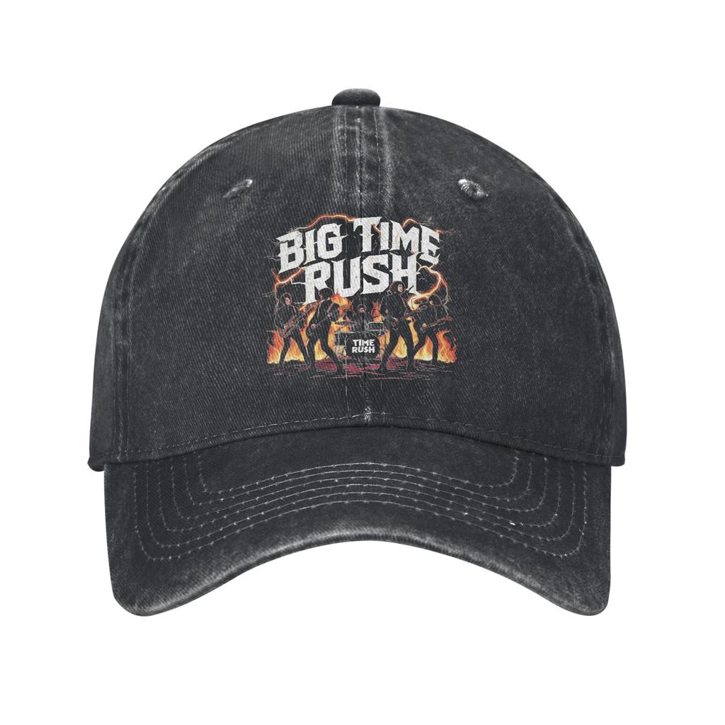 Big Time Rush Band Unisex Women Baseball Caps  Distressed Washed Hats Cap Casual Outdoor Workouts Adjustable Fit Sun Cap