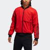 adidas Tiger Pattern Slim Fit Air Force Jacket for Men, Red