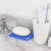 Self Draining Soap Holder Silicone Soap Dish Storage Holder Soap Box Draining Kitchen Sink Sponge Tray Bathroom Accessories