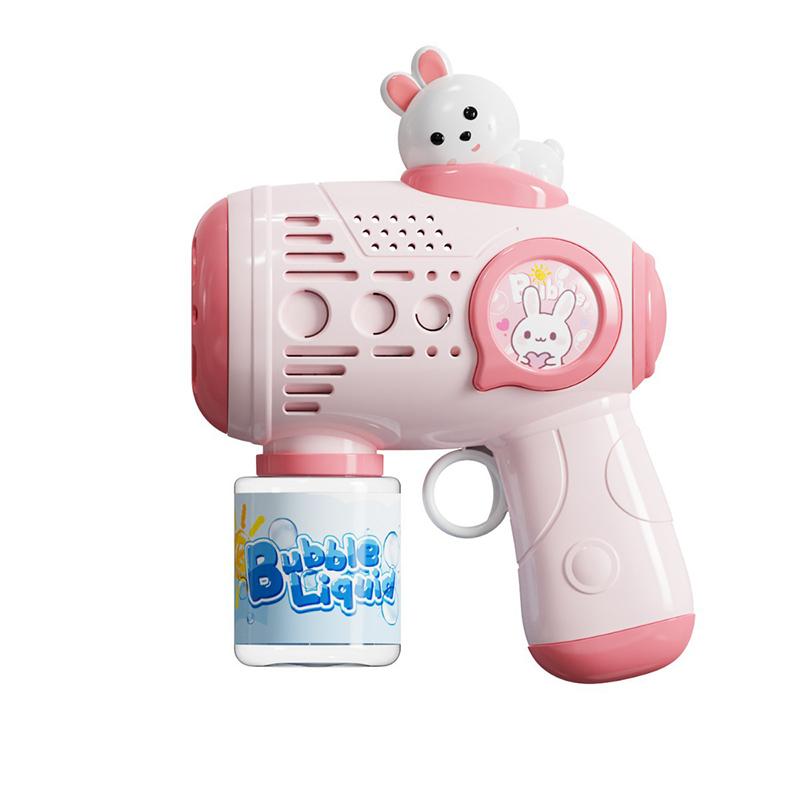 Automatic Electric Bubble Gun Blower - Leak-Proof Gatling Bubble Machine, Handheld Outdoor Summer Party Toy for Boys & Girls