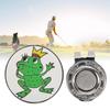 Zinc Alloy Removable Compact Golf Ball Marker Magnetic Hat Clip Anti Rust Cap Clamp Gift