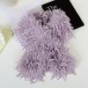 Autumn Winter Soft Plush Fluffy Fur Scarf Thicken Warm Neck Covers Cold Resistant Cross Neckerchief Neck Warmers