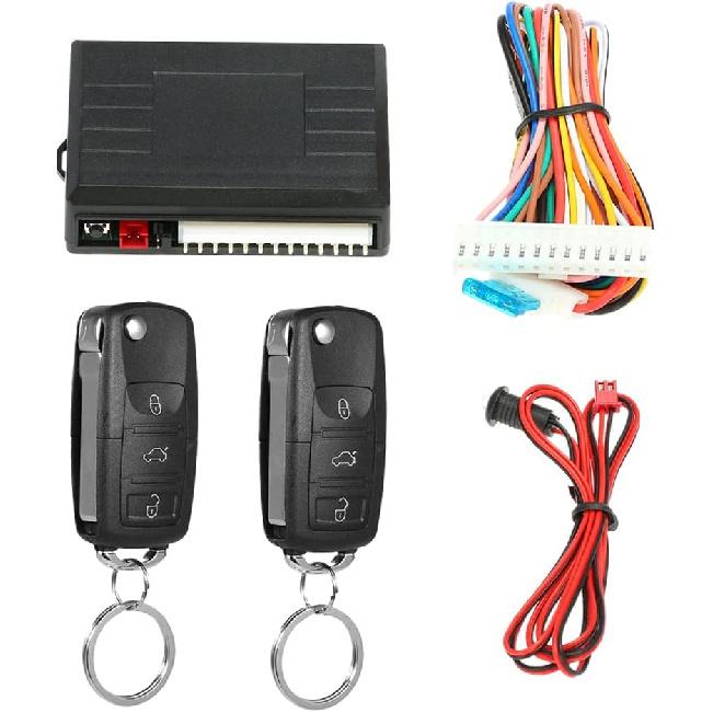 Shkalacar Universal Keyless Entry System, Keyless Entry Door Lock Trunk Release for Car, Auto, Truck, Door Lock Actuators - Central Locking System E