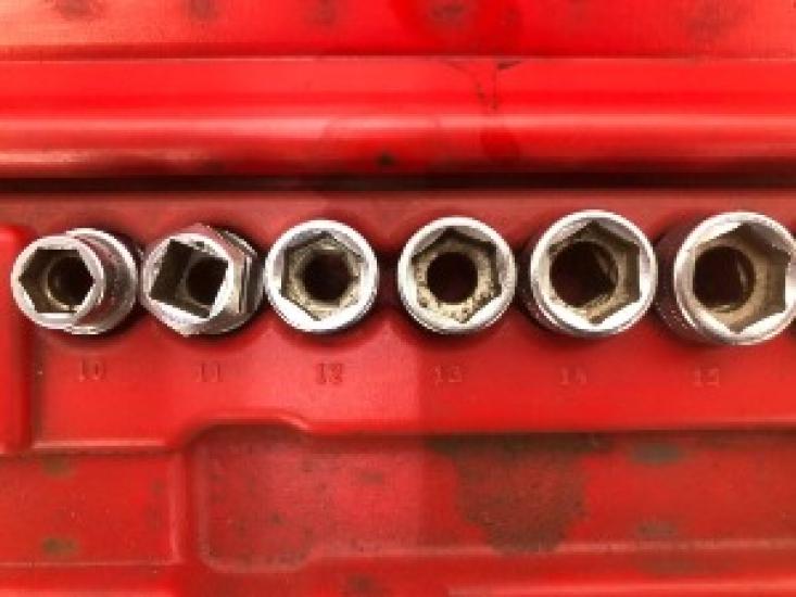 მეორადი Snap on RLow Profile ტრეშოტი გასაღები AFR20 ნაკრები-JM