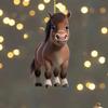 Horse Pendant Car Interior Decoration Christmas Trees Doors Windows Walls Decorative Hanging Accessory