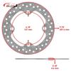 Front or Rear Brake Disc Rotor Fit for Polaris UTV RZR XP 1000/ RZR XP 4 1000 2014-21 5257196 7519792 Mobility Quad