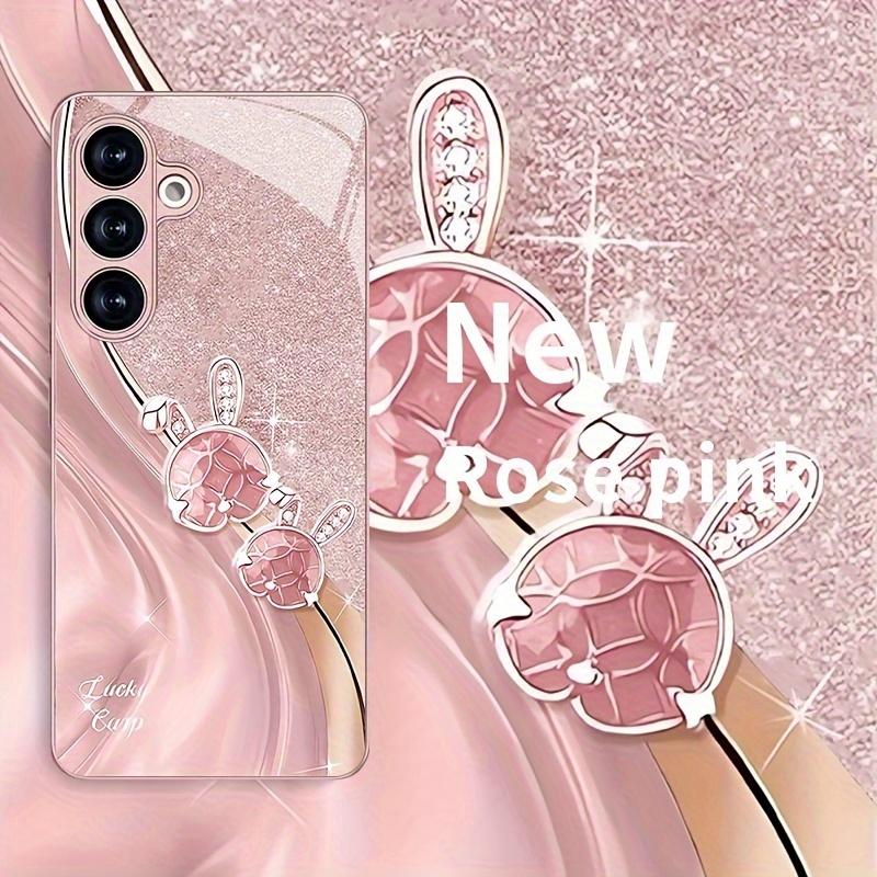 

Female Rabbit Hot-selling Exquisite Beautiful PhoneCase Glass PhoneCase for Samsung Galaxy S26 S25 S24 S23 S22 FE,Ultra,Plus For Galaxy S26