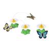 Electric Toys Flutter Portable Plastic Various Colors Butterfly Pet Toys for Cat