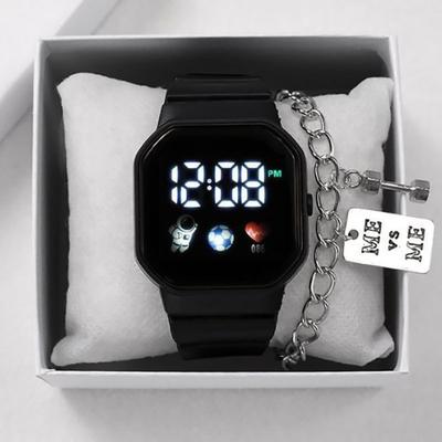 Simple And Fashionable Student Electronic Watch Digital Display Led Electronic Watch Harajufeng Astronaut Led Watch